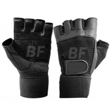 Gym Exercise Leather Weight Lifting Gloves for men